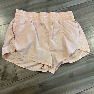 All in Motion Light Pink Athletic Workout Shorts Women Large Bin B-16‎